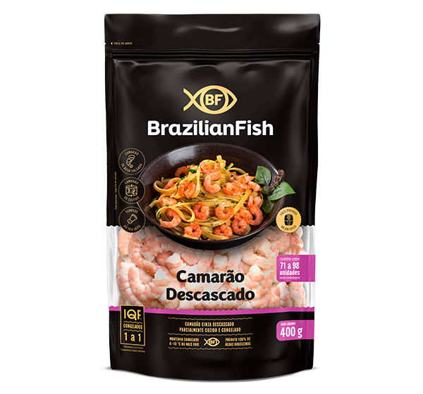 Camarão Descascado 400g Brazilian Fish