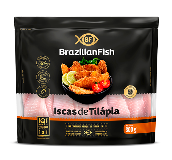 Iscas de Tilápia Brazilian Fish