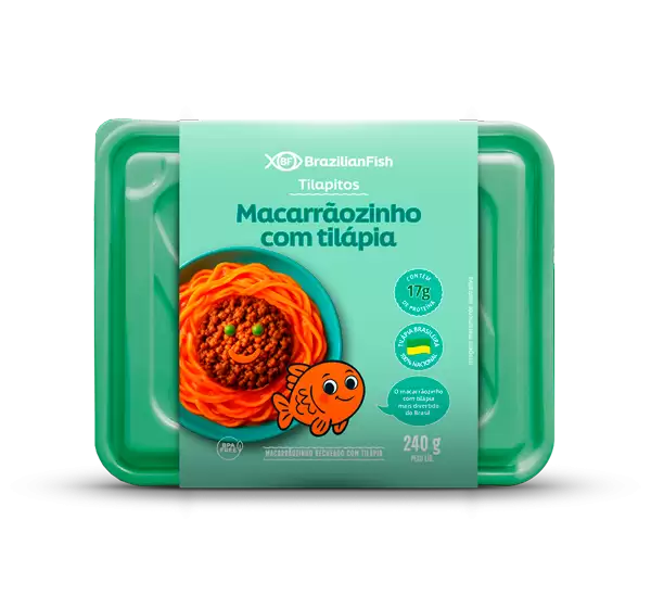 Macarrãozinho com Tilápia