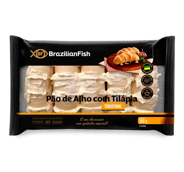 Pão de Alho com Tilápia Tradicional
